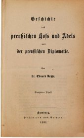 book Geschichte der deutsche Höfe seit der Reformation / Erste Abteilung: Preußen