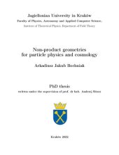 book Non-product geometries for particle physics and cosmology