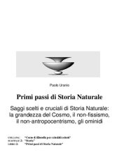 book Primi passi di Storia Naturale