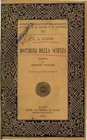 book Dottrina della scienza