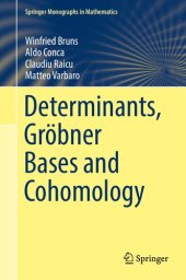 book Determinants, Gröbner Bases and Cohomology