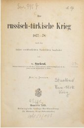 book Der Russisch-Türkische Krieg nach den bisher veröffentlichten Nachrichten bearbeitet