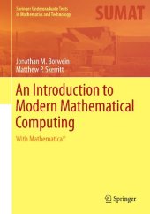 book An Introduction to Modern Mathematical Computing With Mathematica