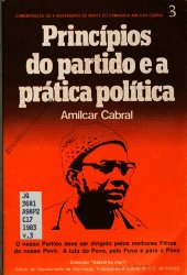 book Princípios do Partido e a prática política. O nosso Partido deve ser dirigido pelos melhores Filhos do nosso Povo. A luta do Povo, pelo Povo e para o Povo