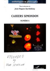 book Cahiers Simondon