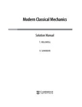 book Modern Classical Mechanics Solution Manual