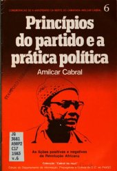 book Princípios do Partido e a prática política. As lições positivas e negativas da revolução africana