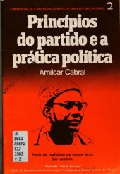 book Princípios do Partido e a prática política. Partir da realidade da nossa terra. Ser realista