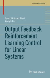 book Output Feedback Reinforcement Learning Control for Linear Systems