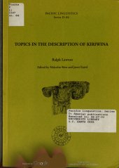 book Topics in the Description of Kiriwina