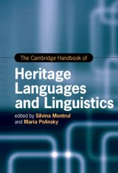 book The Cambridge Handbook of Heritage Languages and Linguistics