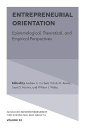 book Entrepreneurial Orientation: Epistemological, Theoretical, and Empirical Perspectives