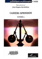 book Cahiers Simondon