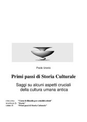 book Primi passi di Storia Culturale