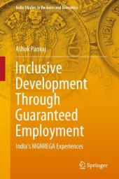 book Inclusive Development Through Guaranteed Employment: India’s MGNREGA Experiences