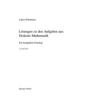 book Lösungen zu den Aufgaben aus: Diskrete Mathematik Ein kompakter Einstieg