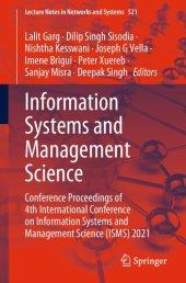 book Information Systems and Management Science: Conference Proceedings of 4th International Conference on Information Systems and Management Science (ISMS) 2021