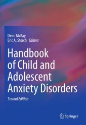 book Handbook of Child and Adolescent Anxiety Disorders