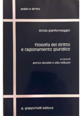 book Filosofia del diritto e ragionamento giuridico