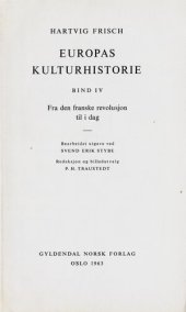 book Europas kulturhistorie 4 : Fra den franske revolusjon til i dag