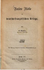 book Unsere Flotte im Deutsch-Französischen Kriege