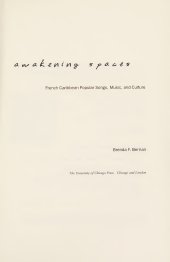 book Awakening Spaces: French Caribbean Popular Songs, Music, and Culture