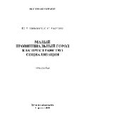 book Малый провинциальный город как пространство социализации. Монография