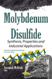 book Molybdenum Disulfide: Synthesis, Properties and Industrial Application