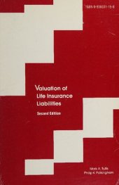 book Valuation of Life Insurance Liabilities