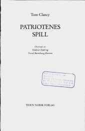 book Patriotenes spill