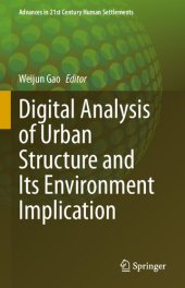 book Digital Analysis of Urban Structure and Its Environment Implication