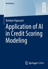 book Application of AI in Credit Scoring Modeling