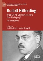 book Rudolf Hilferding: What Do We Still Have to Learn from His Legacy?