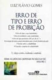 book Erro de Tipo e Erro de Proibição