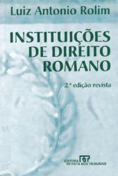 book Instituições de Direito Romano