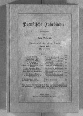 book Preußische Jahrbücher