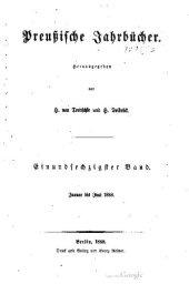 book Preußische Jahrbücher