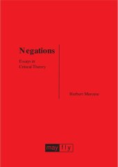 book Negations - Essays in Critical Theory