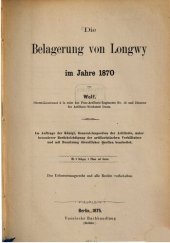 book Die Belagerung von Longwy im Jahre 1870