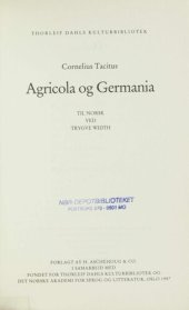 book Agricola og Germania