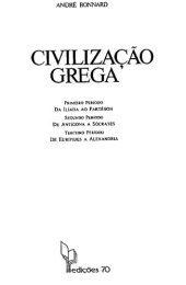 book Civilização Grega, trad. José Saramago, Lisboa