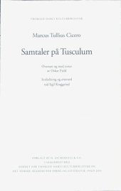 book Samtaler på Tusculum