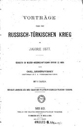 book Vorträge über den Russisch-Türkischen Krieg im Jahre 1877