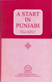 book A Start in Punjabi: Based on Comparative Structures of Punjabi and American English