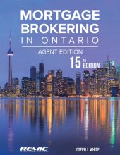 book MORTGAGE BROKERING IN ONTARIO 15th Edition