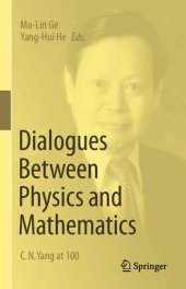 book Dialogues Between Physics and Mathematics: C. N. Yang at 100