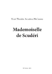 book Mademoiselle de Scudéri