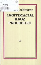 book Legitimacija kroz proceduru