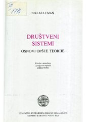 book Društveni sistemi