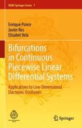 book Bifurcations in Continuous Piecewise Linear Differential Systems: Applications to Low-Dimensional Electronic Oscillators